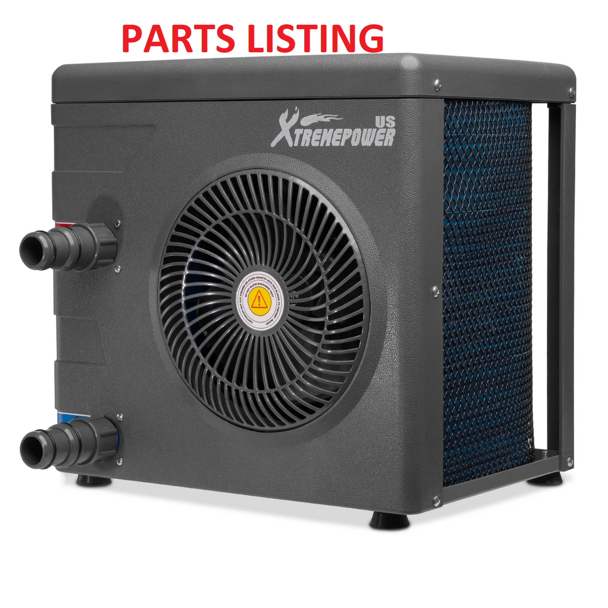 75219 POOL MINI HEAT PUMP 14800 BTU - XtremepowerUS PARTS LISTING