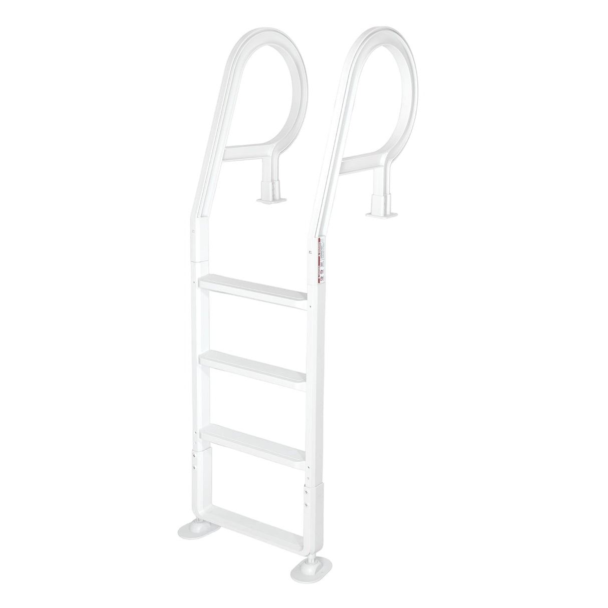 XtremepowerUS Adjustable Swimming Pool Ladder 4-Step for Entry Exit Ladder