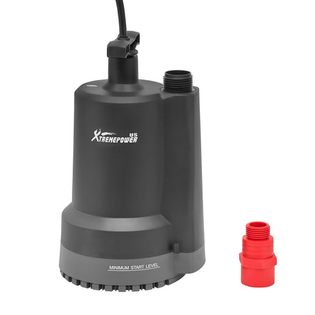 XtremepowerUS 1/3HP Submersible Utility Pump Sub Pump 2150GPH 31ft Lift Height
