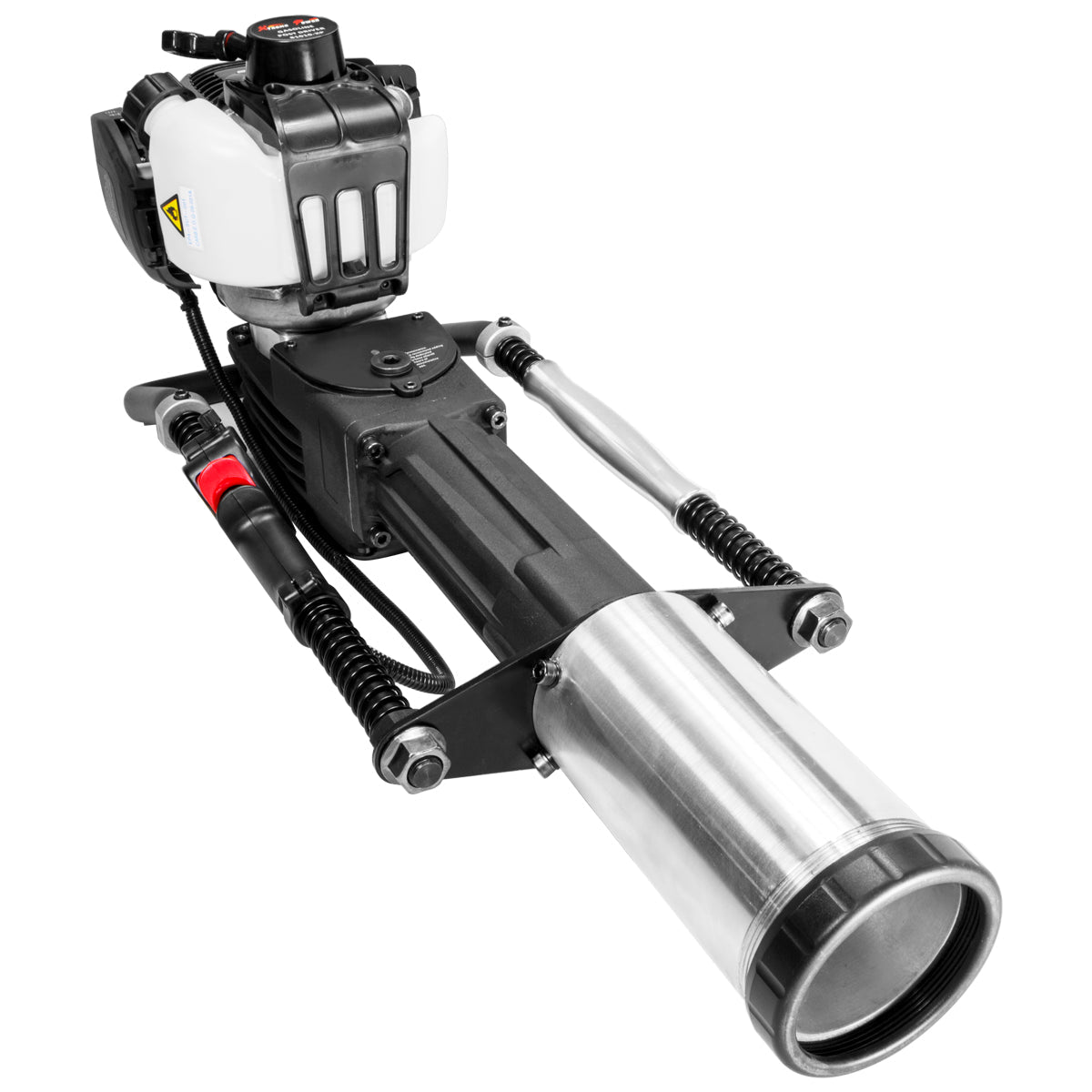 XtremepowerUS Gas-Powered Fence T-Post Driver Engine Gasoline Pile CARB w/ Case