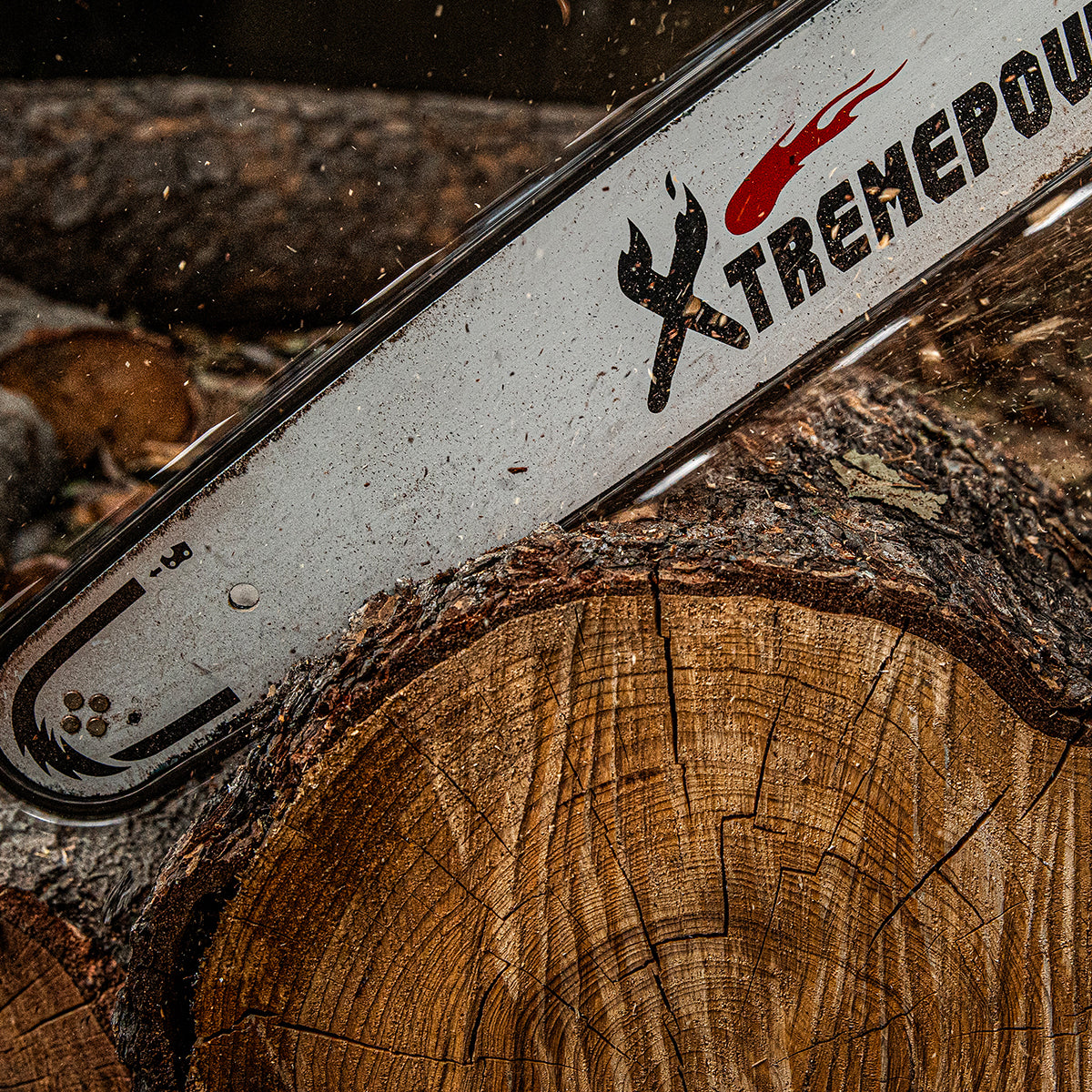 XtremepowerUS 22" Chainsaw 57cc Gas Engine Wood Log Cutting Aluminum