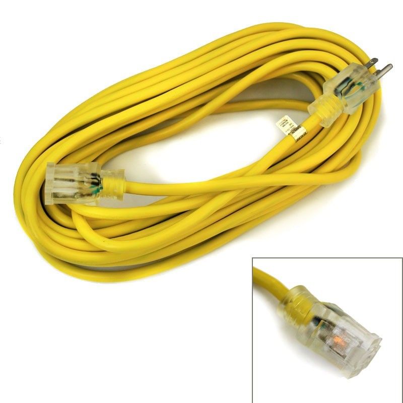 XtremepowerUS 50ft 12/3 gauge Electric Extension Power Cord Cable Indoor