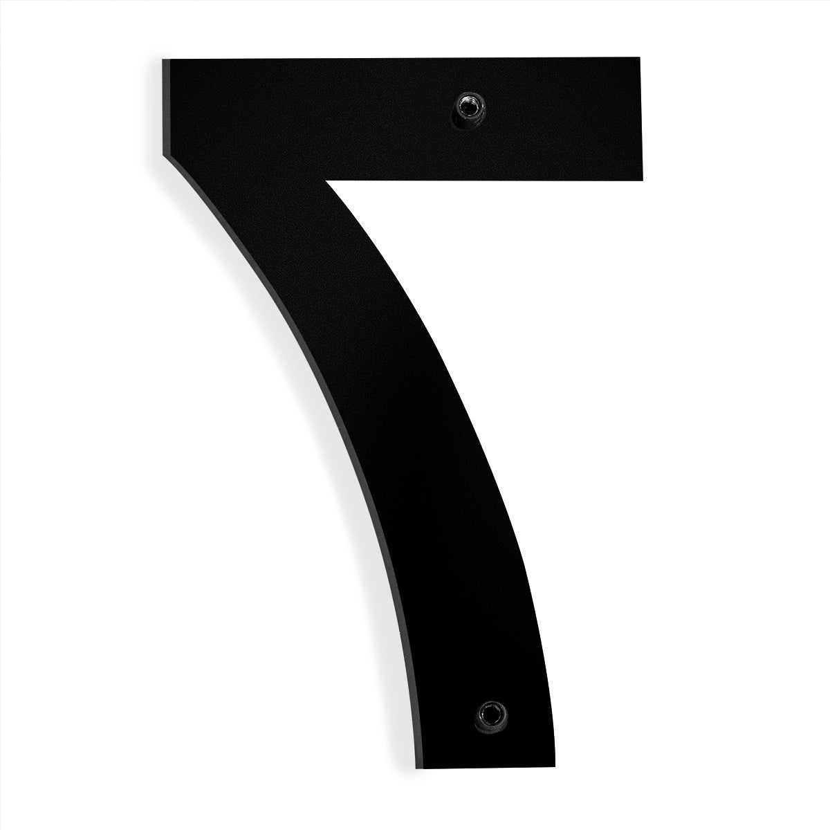 Barton 6" House apt hotel Letter Number Black Stainless Steel Satin 0 to 9 ABCD