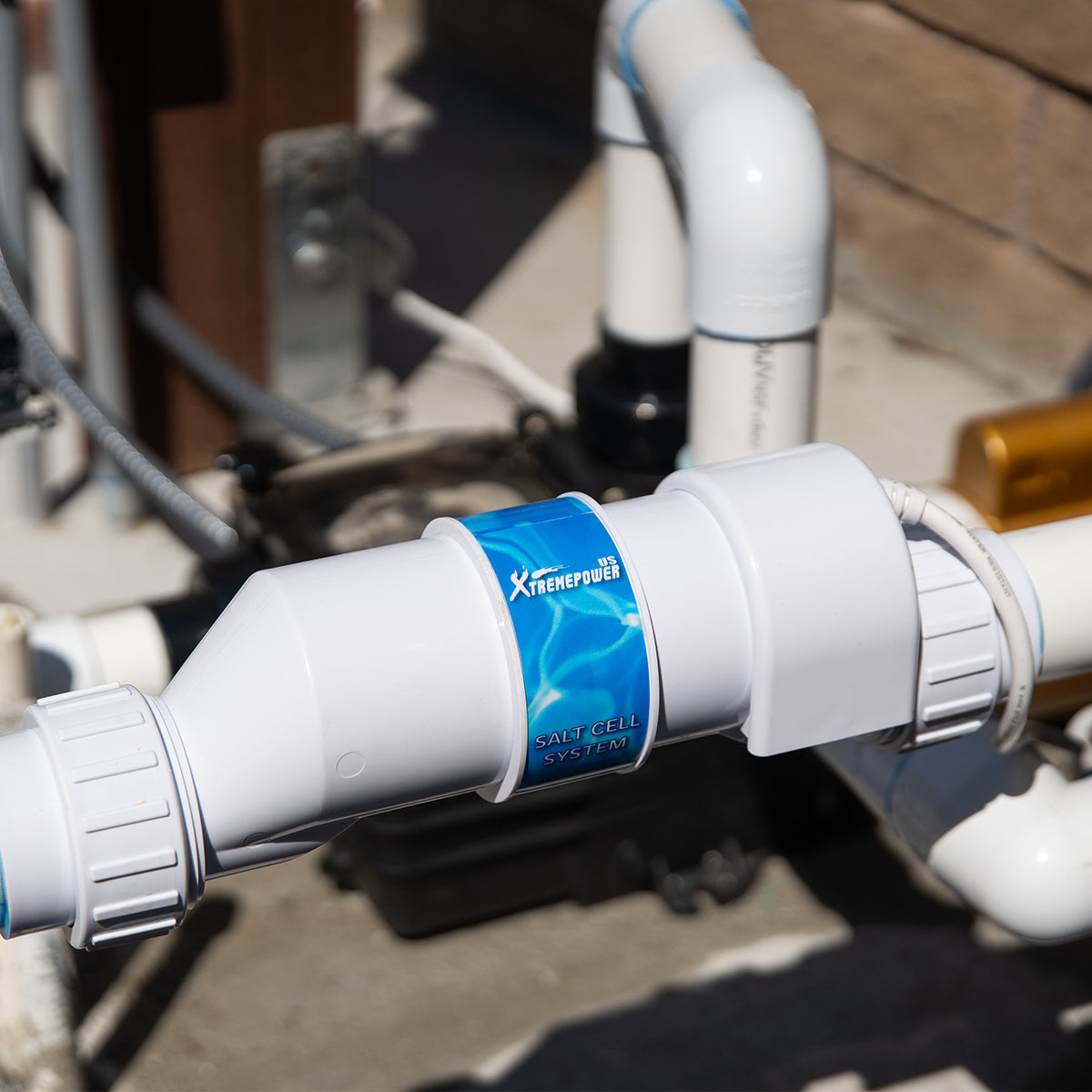 Pool Chlorine Generator System With Flow Switch & Salt Cell for 40k Gallons Pool