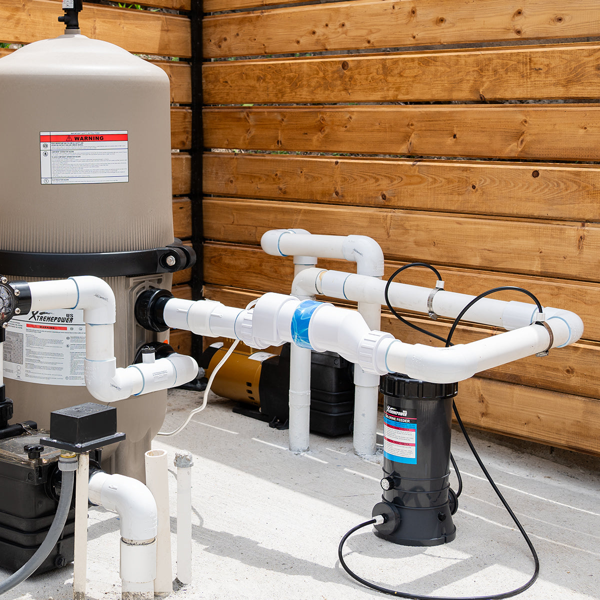Pool Chlorine Generator System With Flow Switch & Salt Cell for 15k Gallons Pool