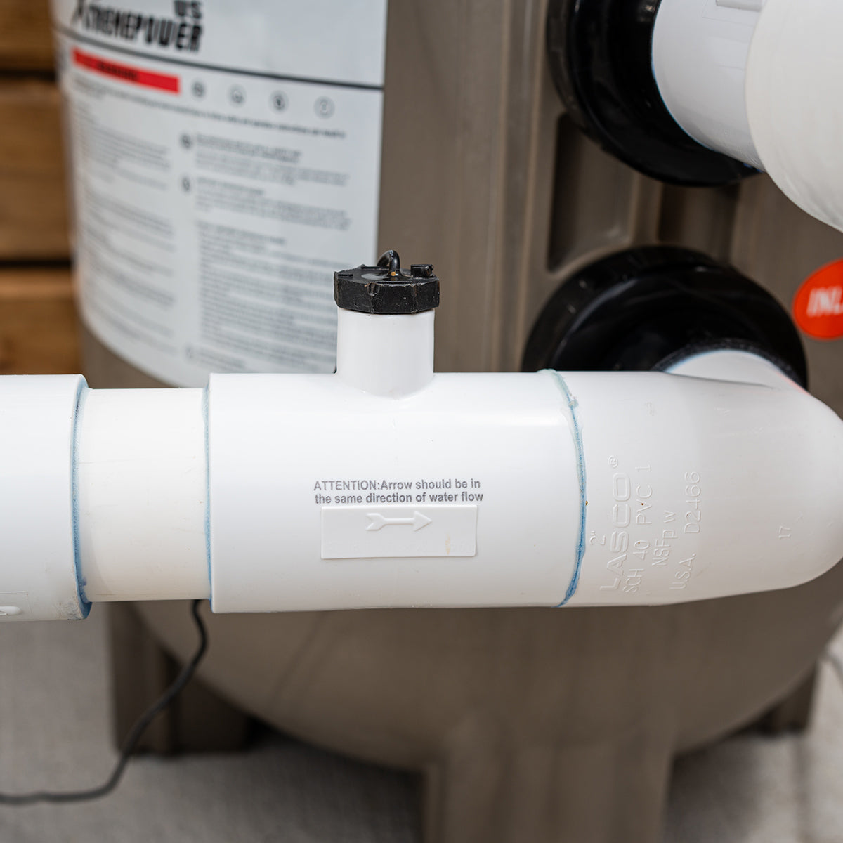 Pool Chlorine Generator System With Flow Switch & Salt Cell for 15k Gallons Pool