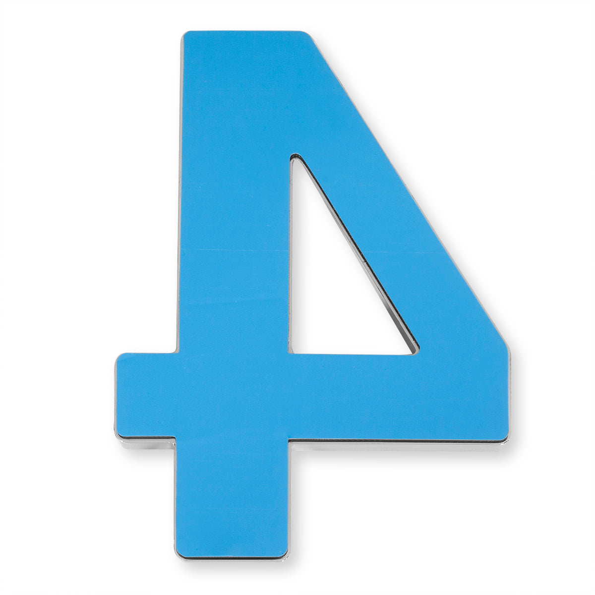 House Number (4) 4" Inch Bronze ABS Plastic Outdoor Apartment Mailbox