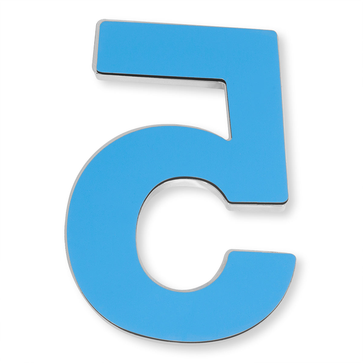 House Number (5) 4" Inch Bronze ABS Plastic Outdoor Apartment Mailbox