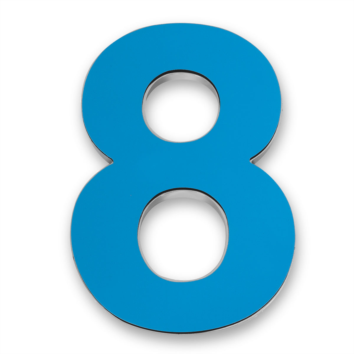 House Number (8) 4" Inch Bronze ABS Plastic Outdoor Apartment Mailbox