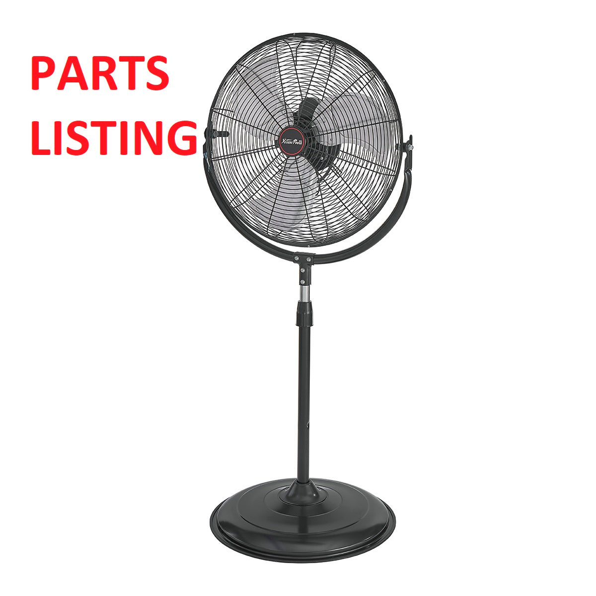 92025 FAN 20" STAND 3-SPEED - XTREMEPOWERUS PARTS LISTING