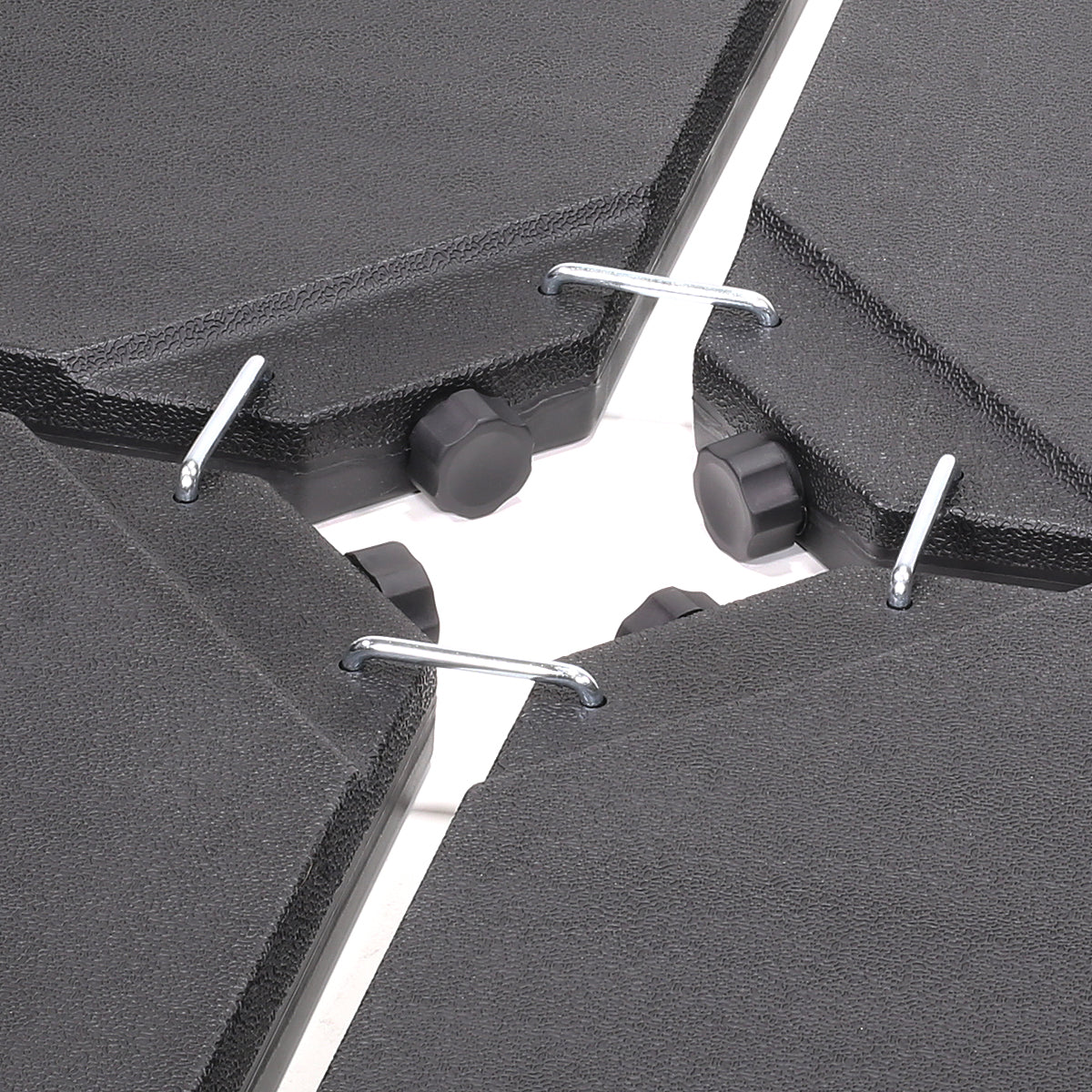 Barton 4 Pieces Patio Umbrella Base 35lbs Capacity Fillable Plastic Pole Holder