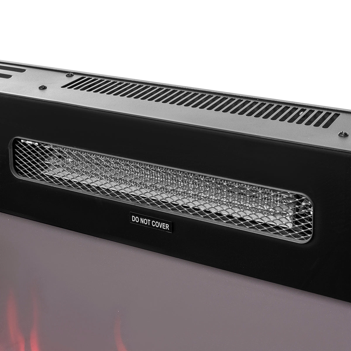 Electric Fireplace Recessed Insert / Wall Mount Standing Heat Remote Control