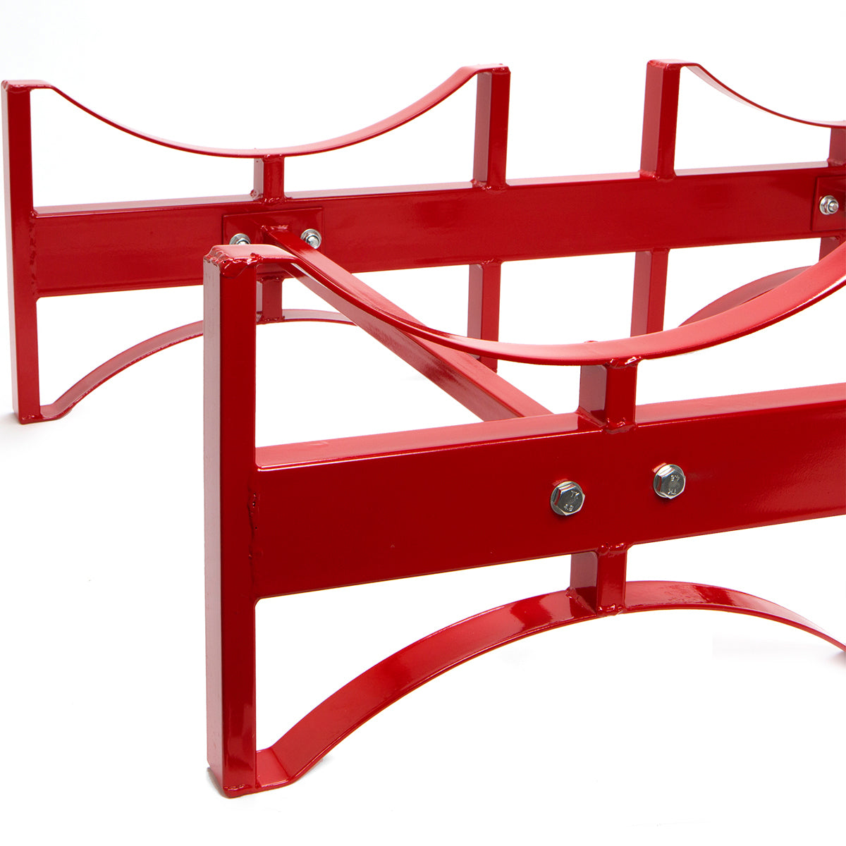 XtremepowerUS 2-Drum Storage Rack for Steel Drum 55 Gallons 1800LB Load