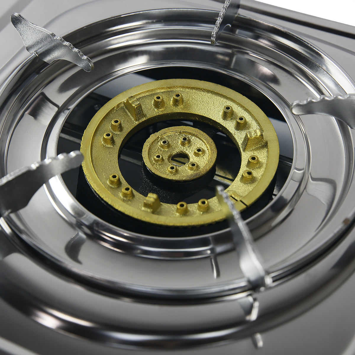 XtremepowerUS 25,516 BTU Outdoor 2-Burner Stove Propane Range Auto Ignition LPG w/ Stand