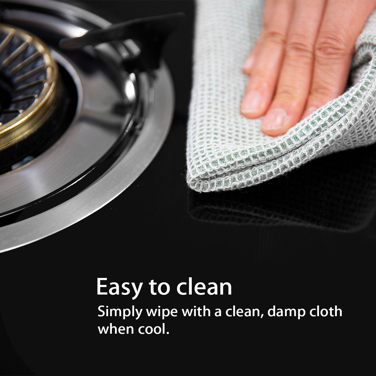 XtremepowerUS 25,516 BTU Dual Burner Stove With Auto Ignition Glass Top Stove