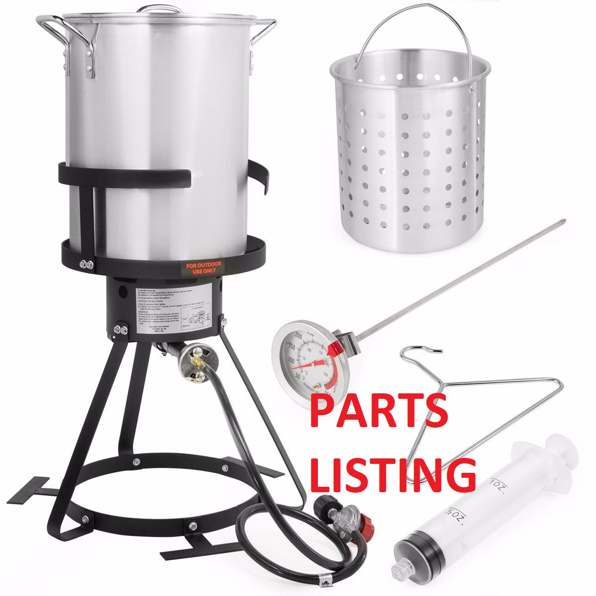 95528 STOVE TURKEY BUNDLE SET 6PC 30QT - BARTON PARTS LISTING