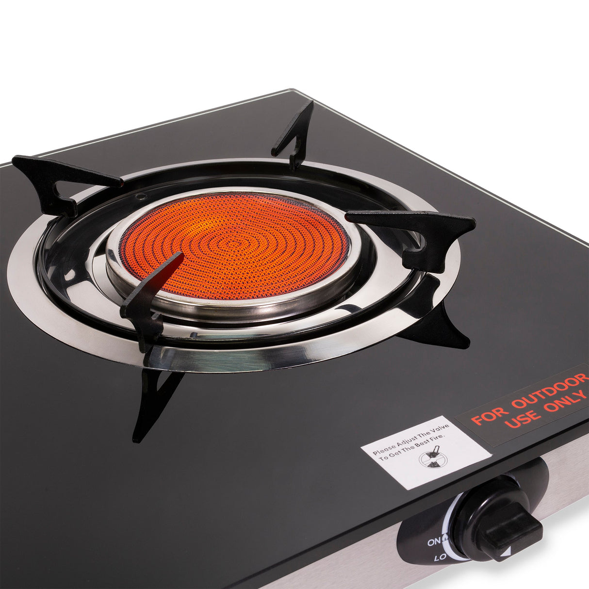 Barton Double Portable Infrared Flame Gas Stove Large Propane Burner BBQ LPG