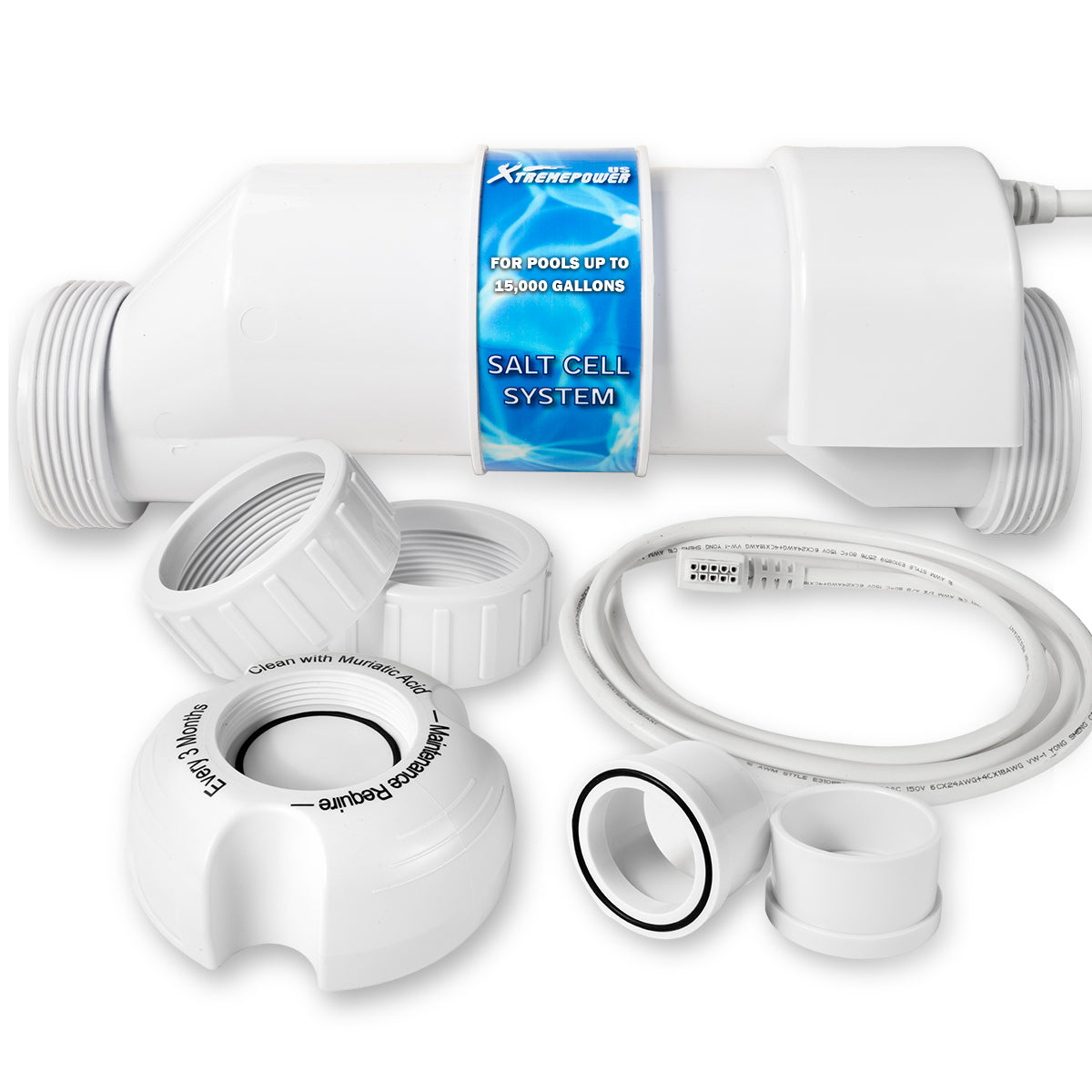 XtremepowerUS Universal Cell Replacement Salt Chlorination 25,000 Gallon Cell