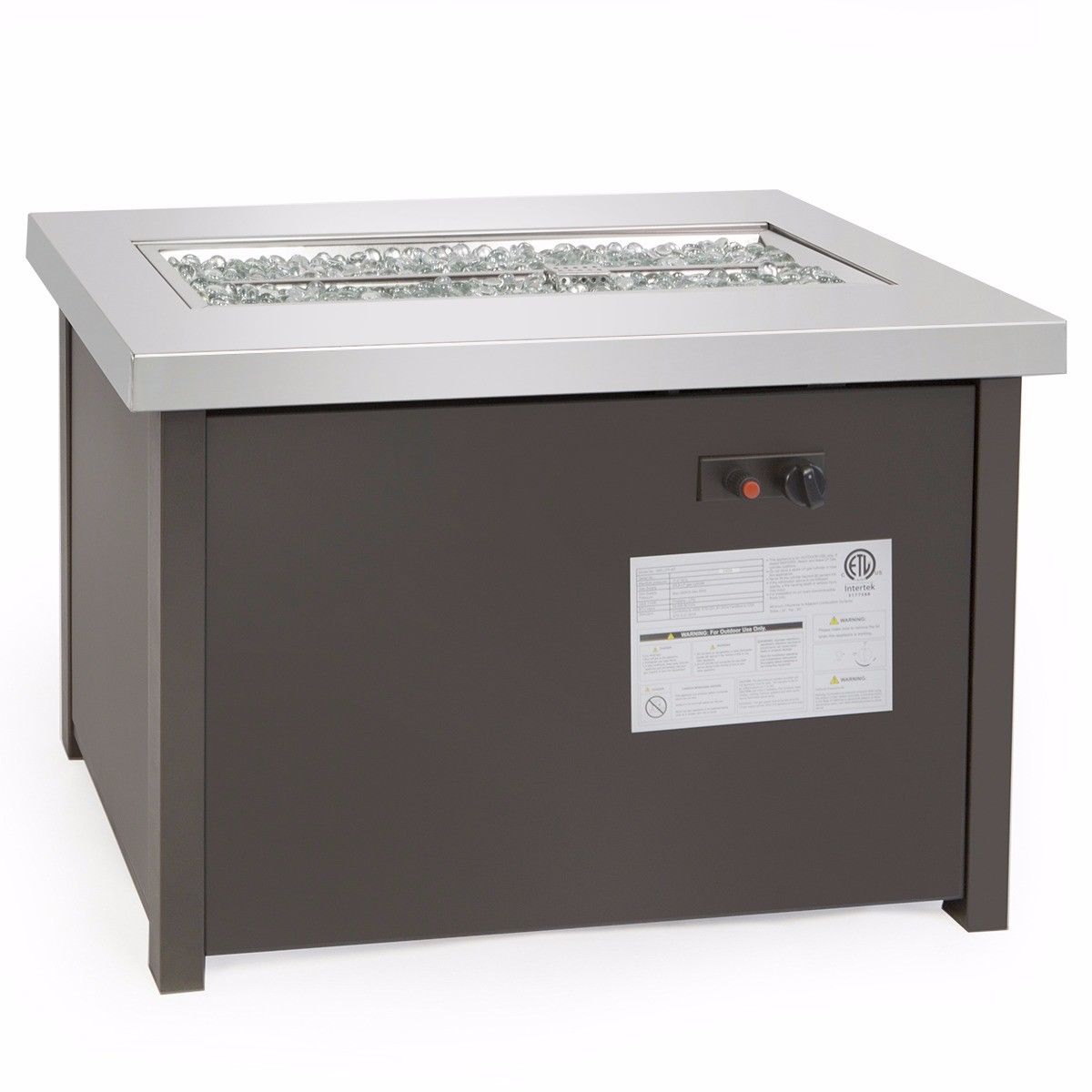 Barton LPG Fire Pit Outdoor Gas Fireplace Propane Heater Patio Backyard Deck