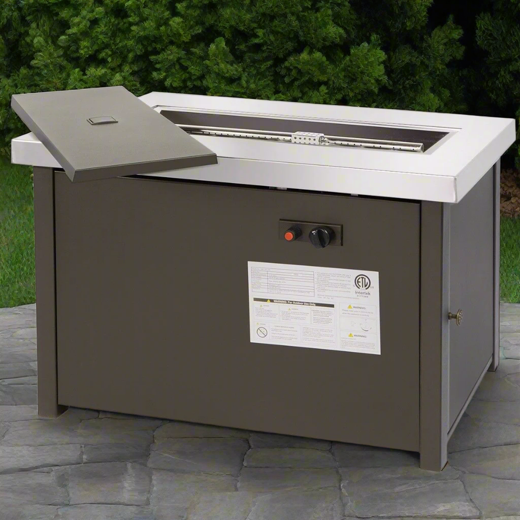 Barton LPG Fire Pit Outdoor Gas Fireplace Propane Heater Patio Backyard Deck