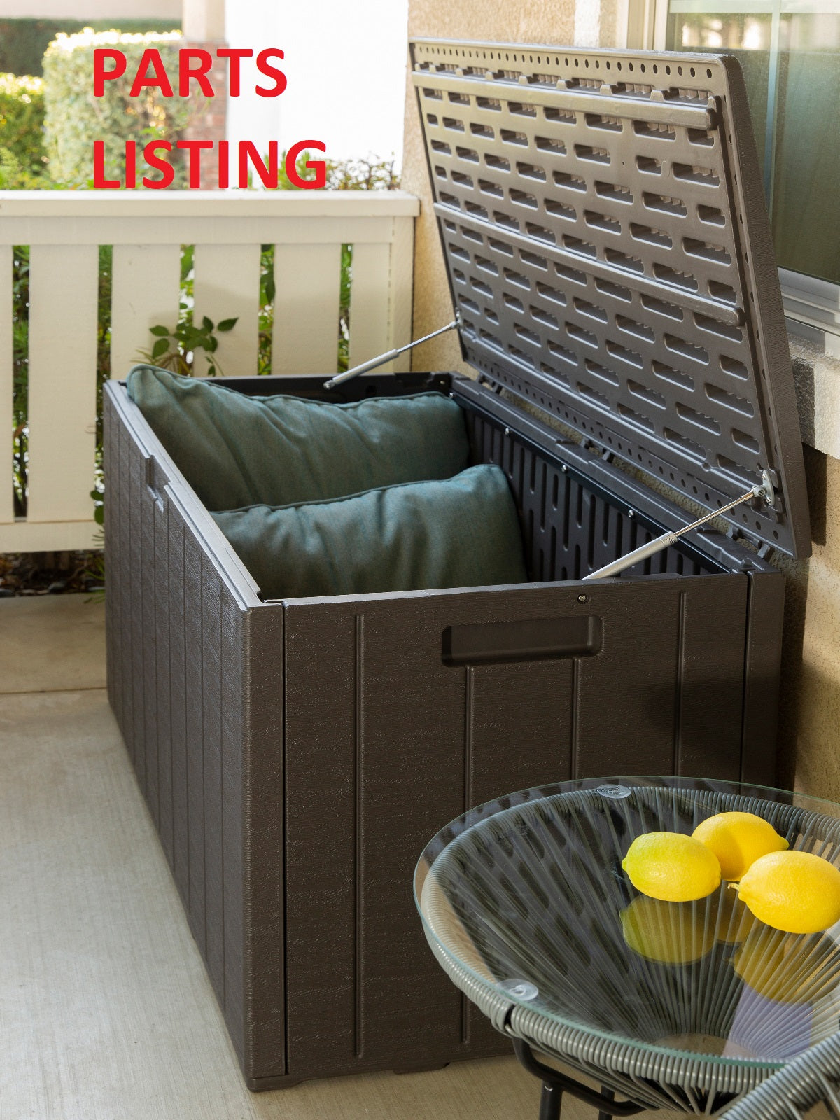 97042 DECK BOX W/ HYDRAULIC LIFT 130 GAL - BARTON PARTS LISTING