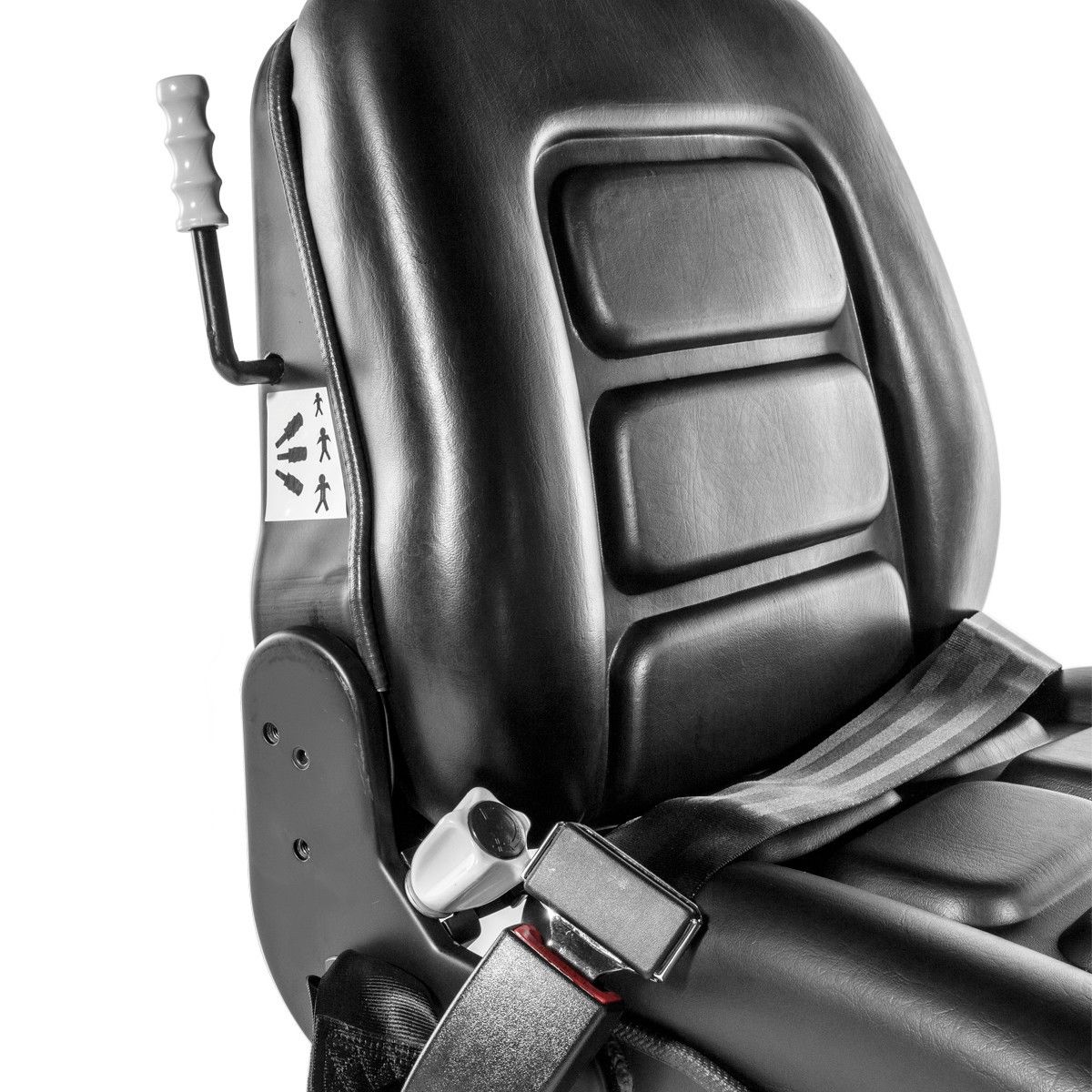 Stark USA Universal Forklift Suspension Seat Fit Clark Hyster Toyota Back Rest