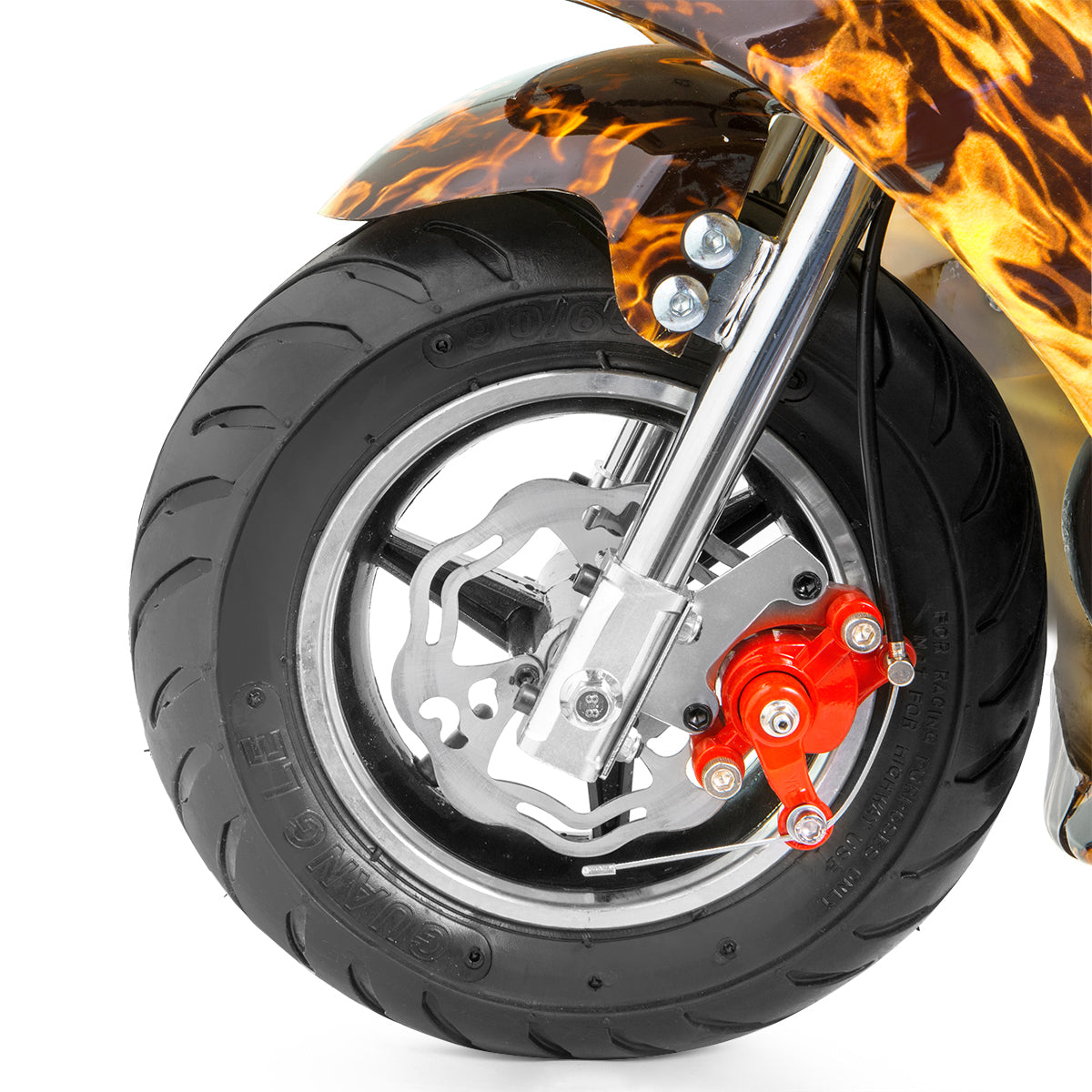 XtremepowerUS Kids Mini Ride On Motorcycle Gas Pocket Bike 4 Stroke 40CC Yellow