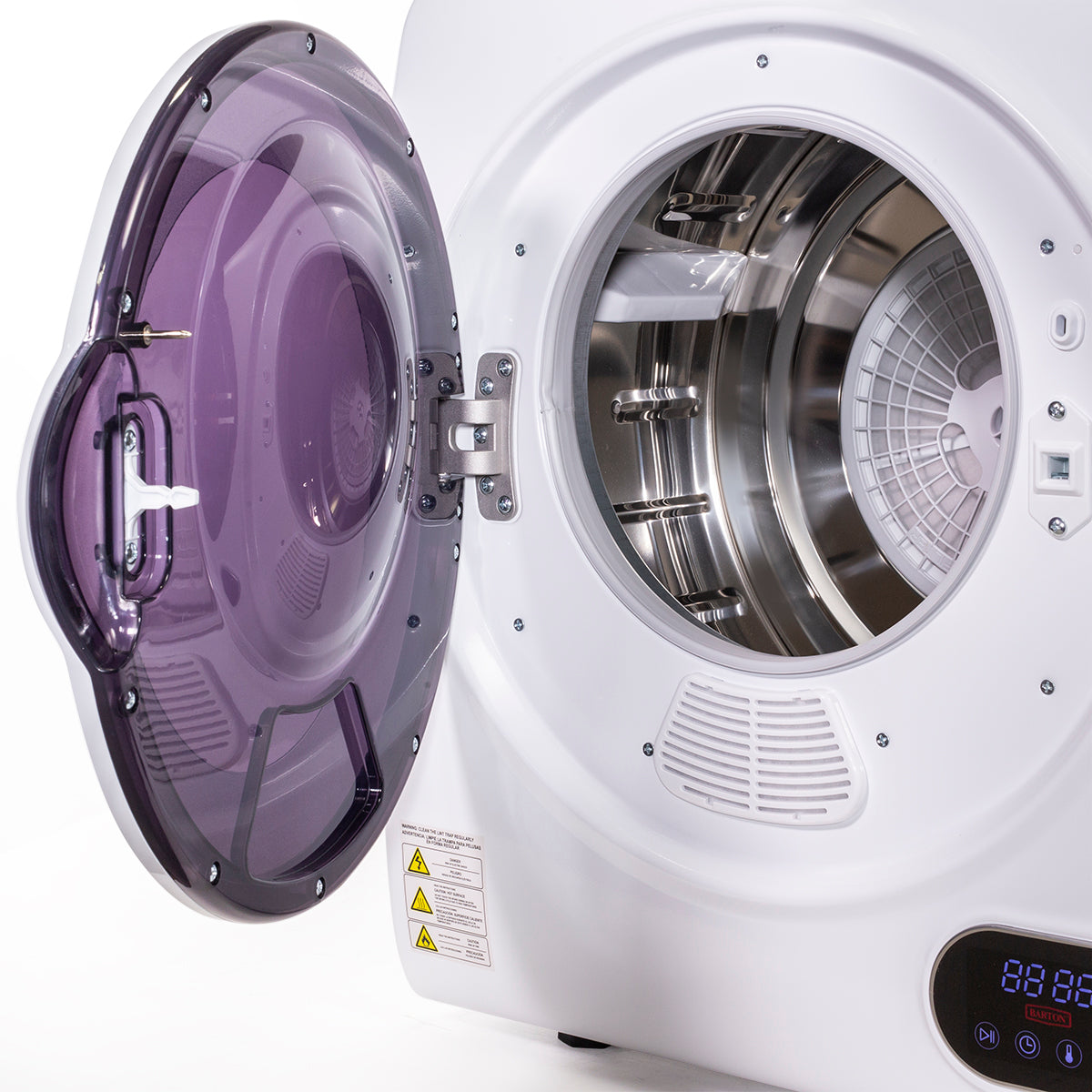 Freestanding Automatic Electric Clothes Dryer Machine Laundry Dry w/ Timer