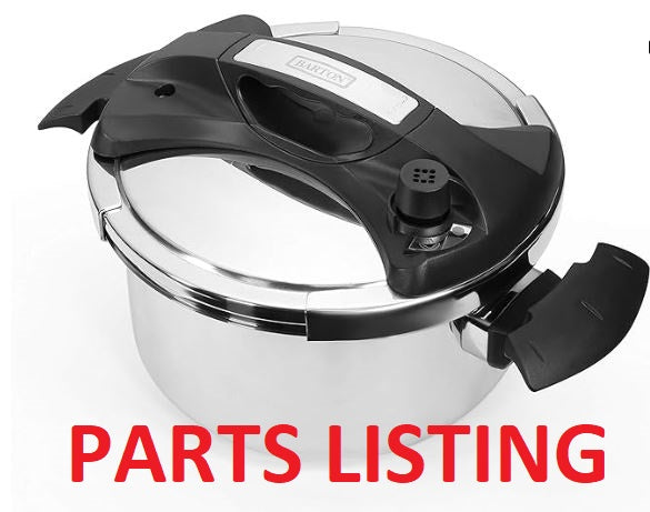 99945 Barton 6Qt Pressure Cooker PARTS LISTING