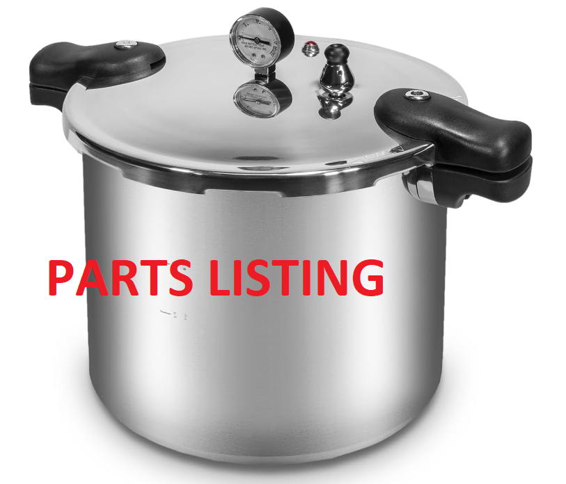 99903 For Barton 22-Quart Pressure Canner PARTS LISTING