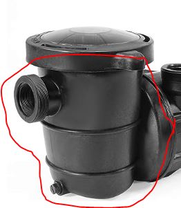 P75125 front housing (where inlet is)