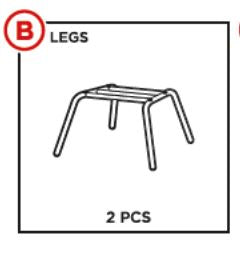 P93554 Legs (x2)