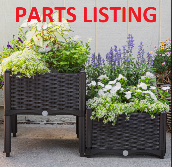 94127 BARTON PLASTIC RAISED GARDEN BED 2 BOXES PARTS LISTING