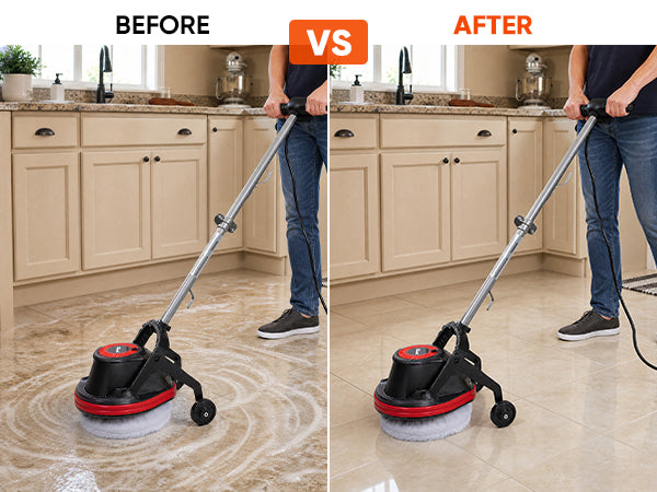 XtremepowerUS 10-Inch Electric Floor Polisher & Buffer Machine