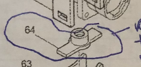 P61105-XP Part of handle (see picture)