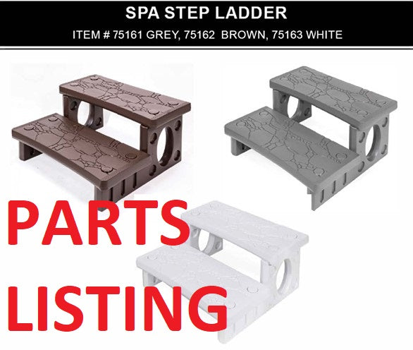 75161/75162/75163 POOL STEP SPA PART LISTING
