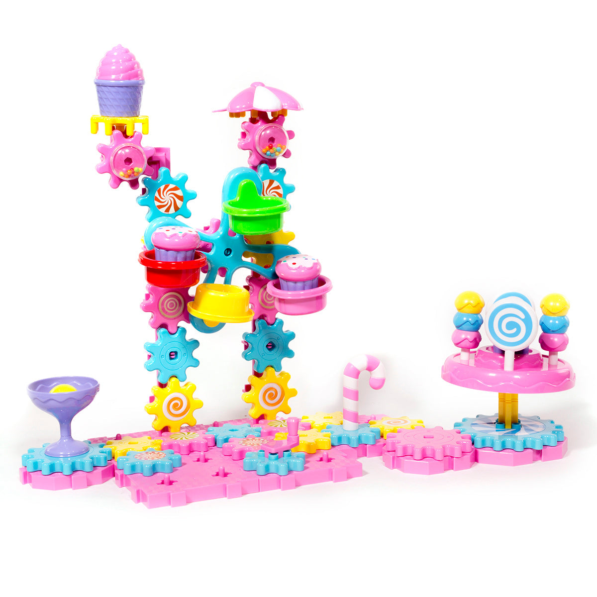 ihubdeal Kid Building Toy Gears Set Learning STEM Skill Resources Toy 93pc Set