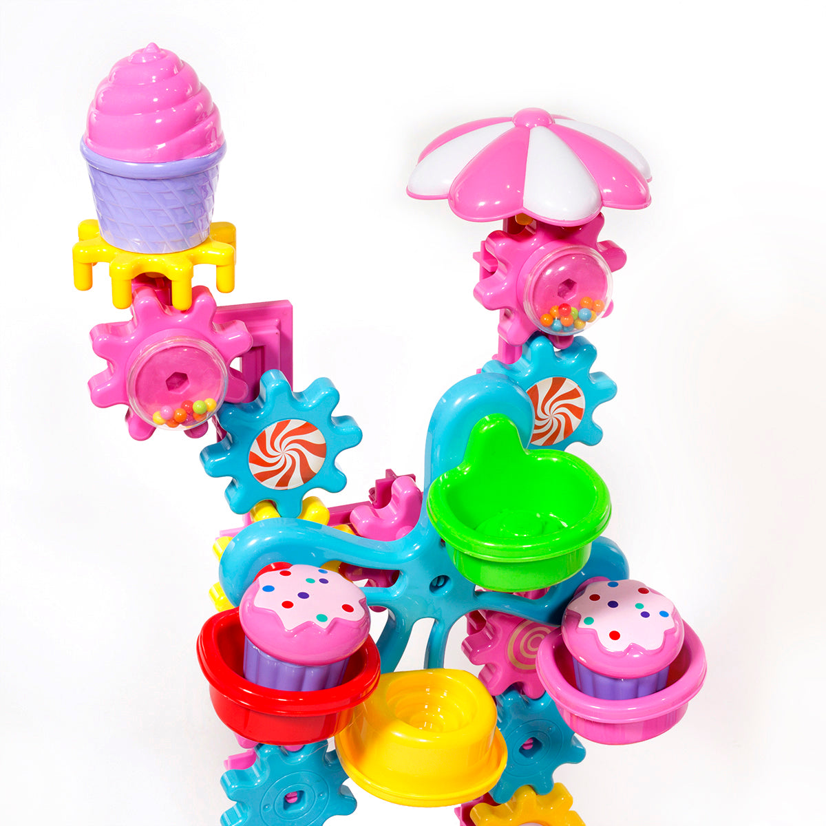 ihubdeal Kid Building Toy Gears Set Learning STEM Skill Resources Toy 93pc Set