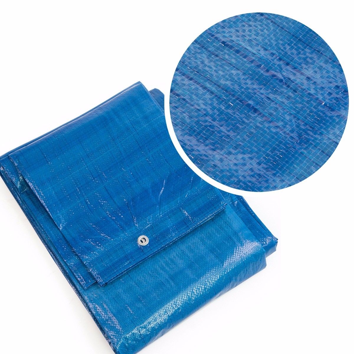 Stark USA all Weather proof Tarp Tarpaulin Blue Cars Boats Swimming Pool Cover