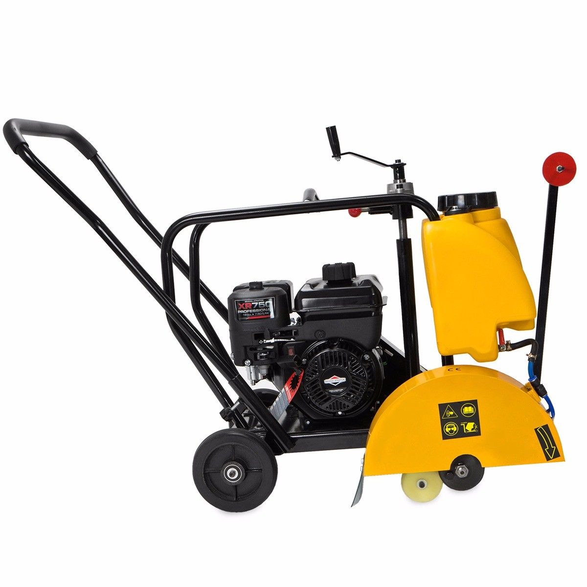 14" Gas Cut Off Saw Walk Behind Floor Concrete Cement w/ Briggs Stratton Engine