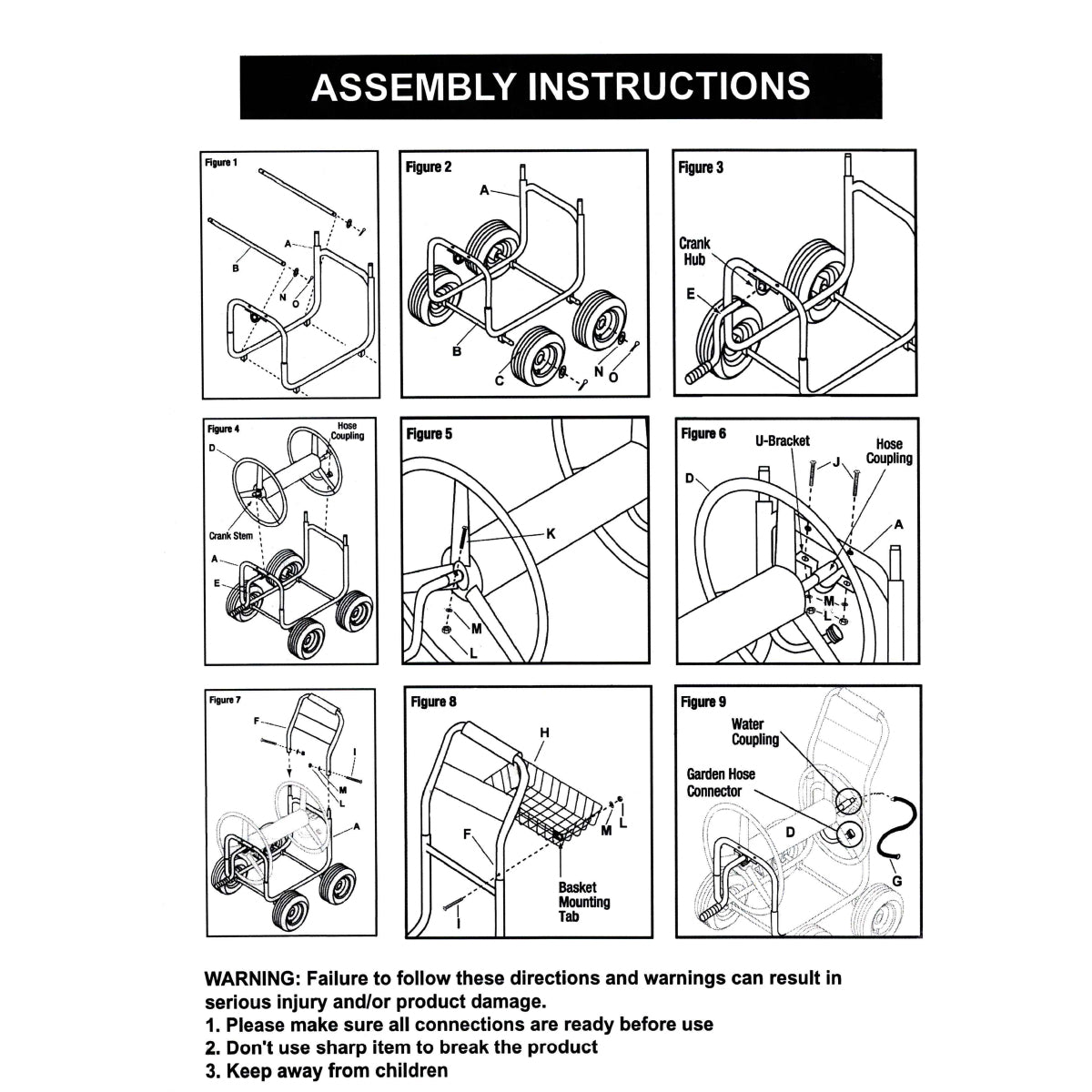 O-Ring Replacement for Water Hose Reel Cart P96032-ring