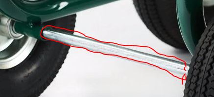 Axle for 96032 (1 pc)