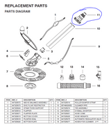 75037 XtremepowerUS Pool Cleaner PARTS LISTING