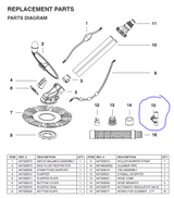 75037 XtremepowerUS Pool Cleaner PARTS LISTING