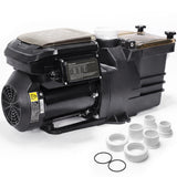 XtremepowerUS 1.65HP Variable Speed Inground Pool Pump, 230V Energy Efficient Pool Pump with Digital Speed Control