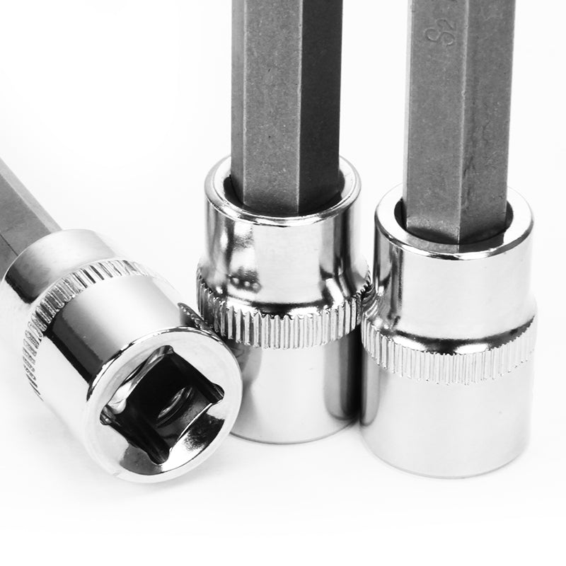 Stark USA 10PC XZN Triple Square Spline Long Deep Drive Socket