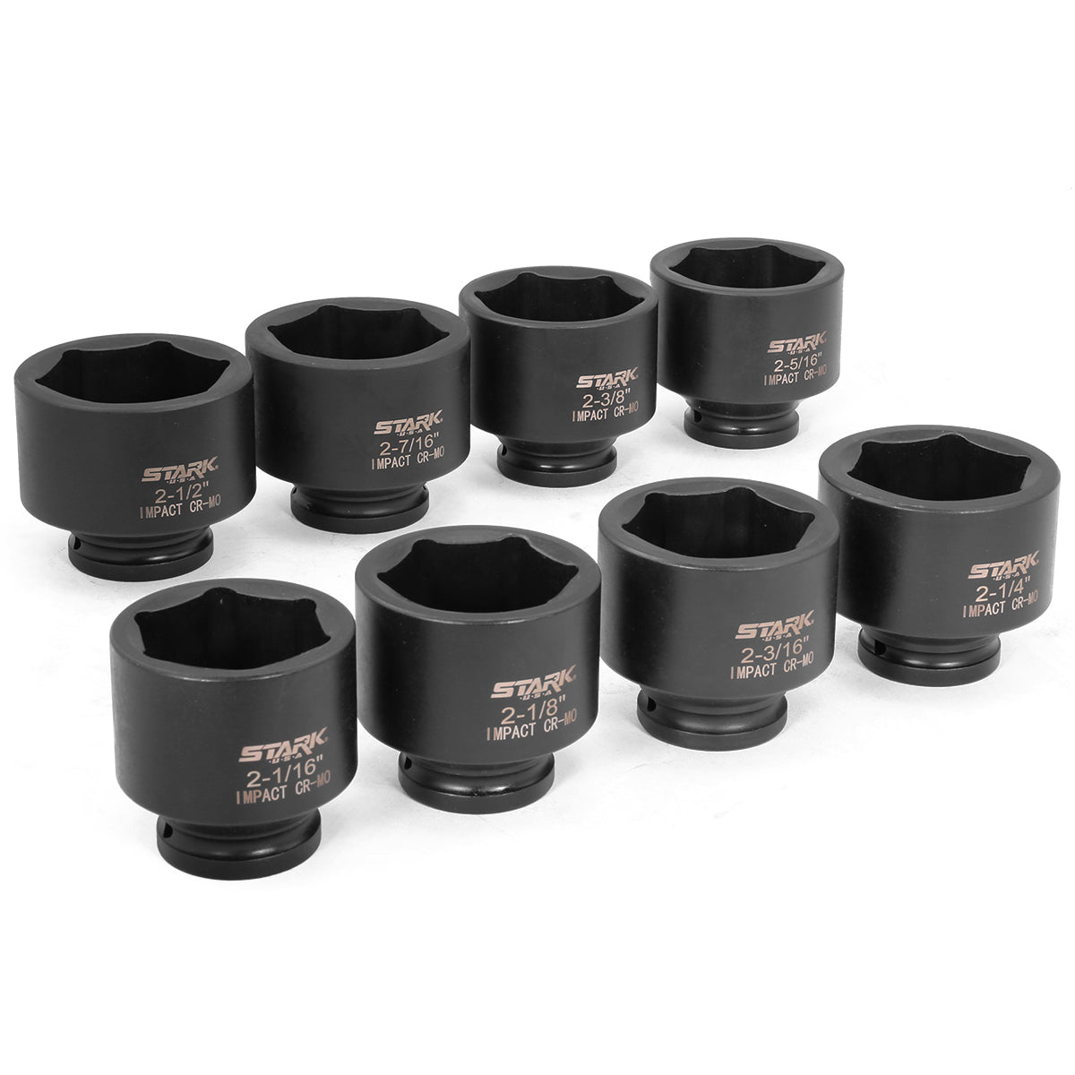 XtremepowerUS 9pc SAE Deep Shallow Impact Socket 3/4