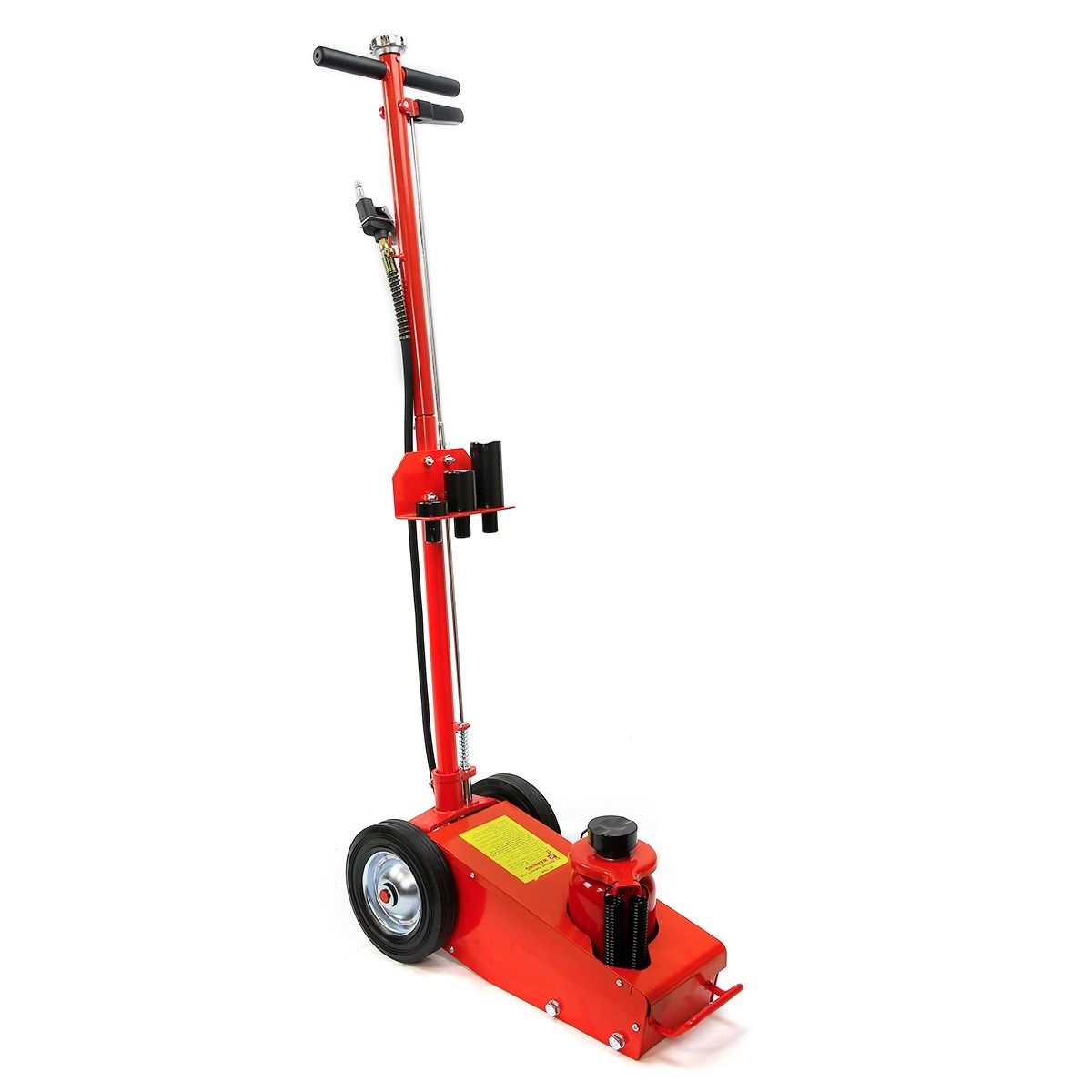 XtremepowerUS Heavy Duty Air Hydraulic Floor Jack Wheels Lift Truck Bu