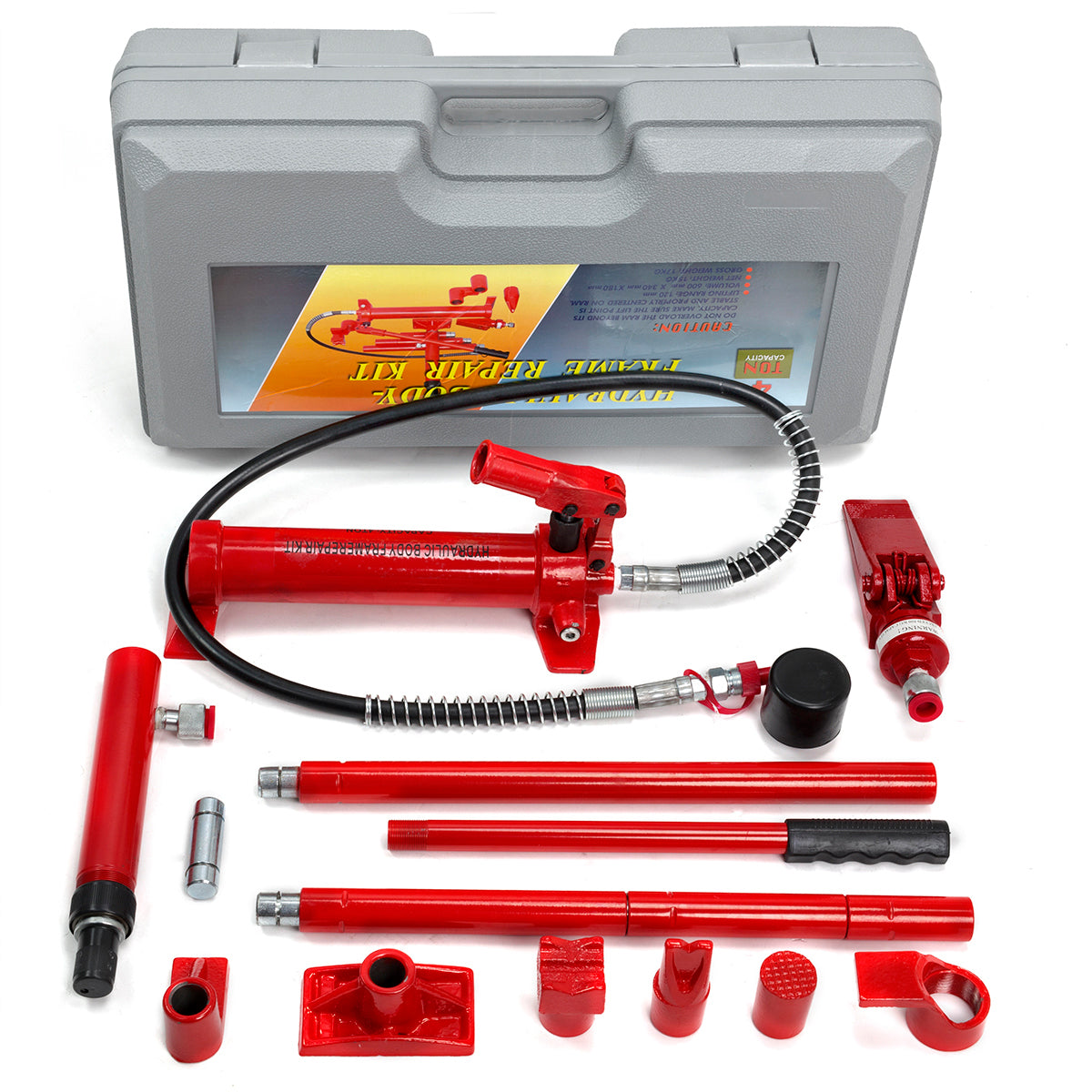 XtremepowerUS 4 Ton Porta Power Body Frame Repair Kit Hydraulic Spread