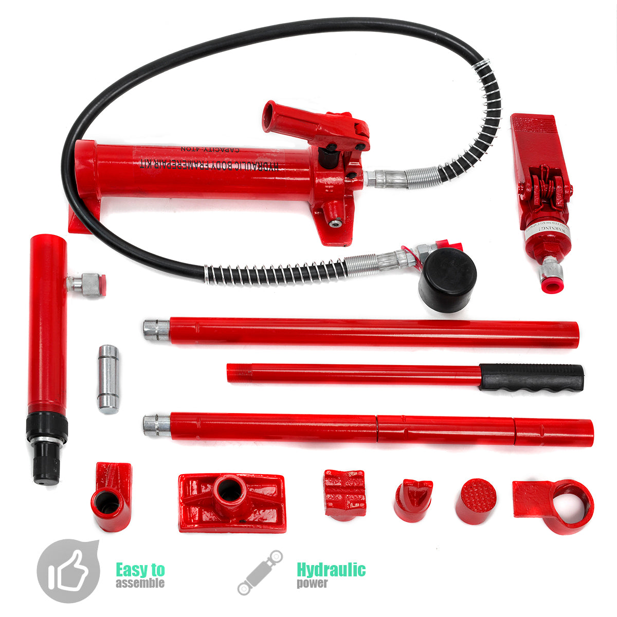 XtremepowerUS 4 Ton Porta Power Body Frame Repair Kit XtremepowerUS 4 Ton Porta Power Body Frame Repair Kit